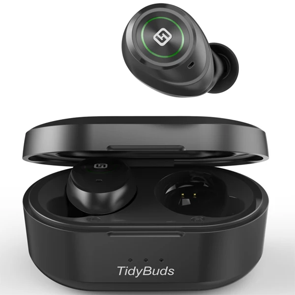 Hifuture Tidybuds TWS Bluetooth V5.0 наушники 3D стерео Спортивные Беспроводные наушники с двойным микрофоном 2 года гарантии - Цвет: Tidybuds-Black