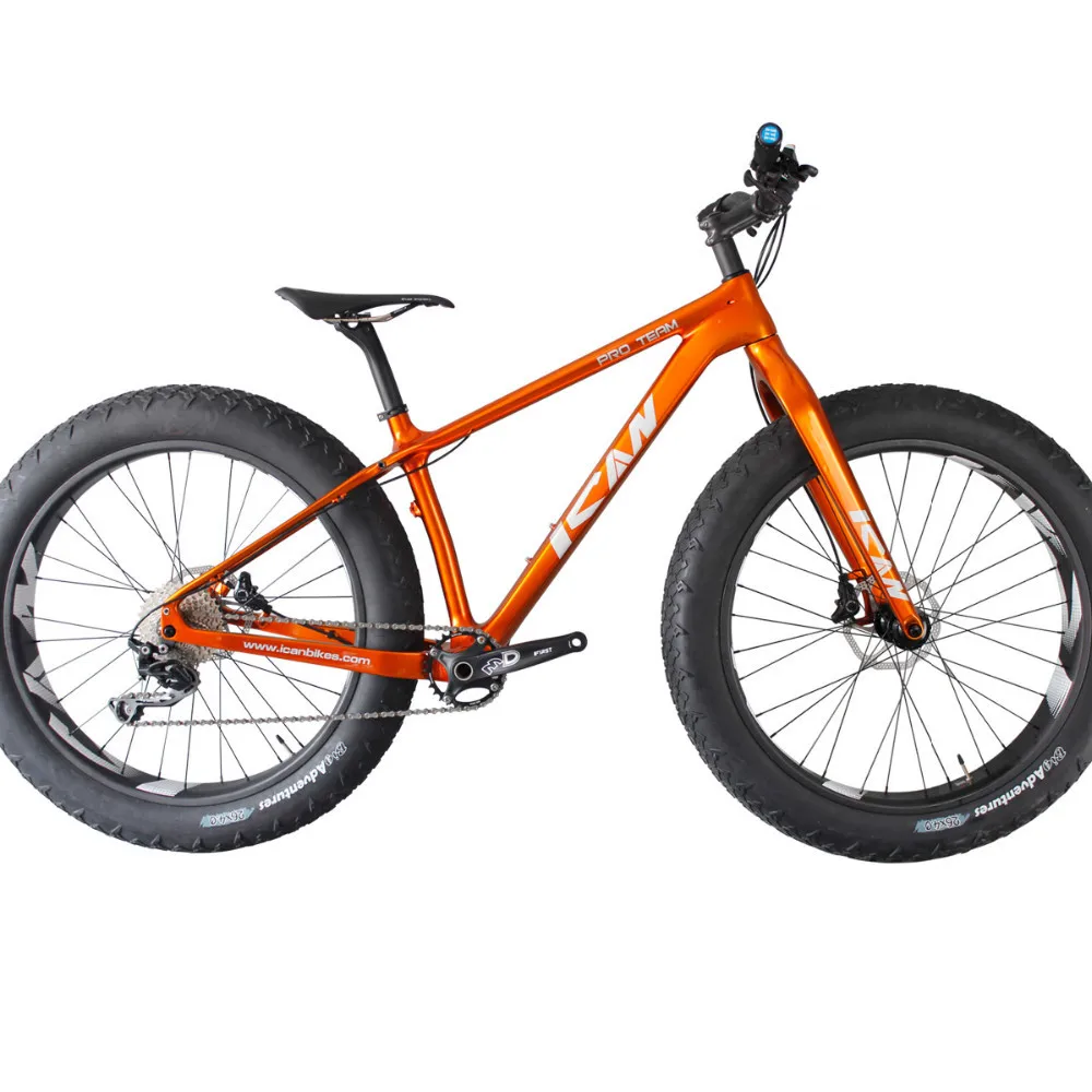 ICANBikes карбоновый полный велосипед золотого цвета популярный полный Снежный велосипед fatbike колеса и рамы