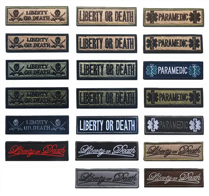 Нашивка из ткани для спецназа свобода или смерти тактическая нашивка повязка на