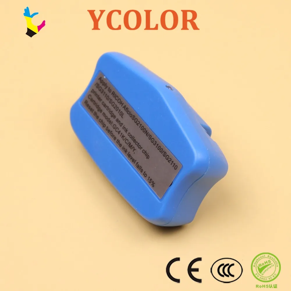 Чип Resetter GC41 чернильный картридж для Ricoh Aficio SG2100N SG3100 SG2110 чип resetter|chip cartridge|cartridge