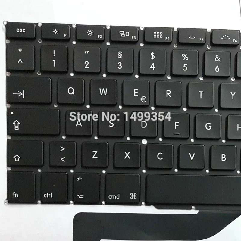 Новая немецкая клавиатура A1398 для Apple Macbook Pro 15 ''Retina Стандартная замена