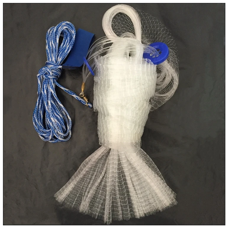 Сеть рыболовная Finefish без грузила мелкая сеть в американском стиле мононитиевая