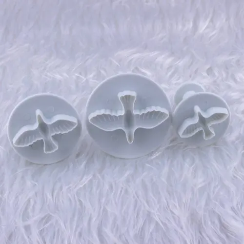 Форма для помадки в виде голубей и птиц 3 шт.|bird mold|cake plungercookie cutter |
