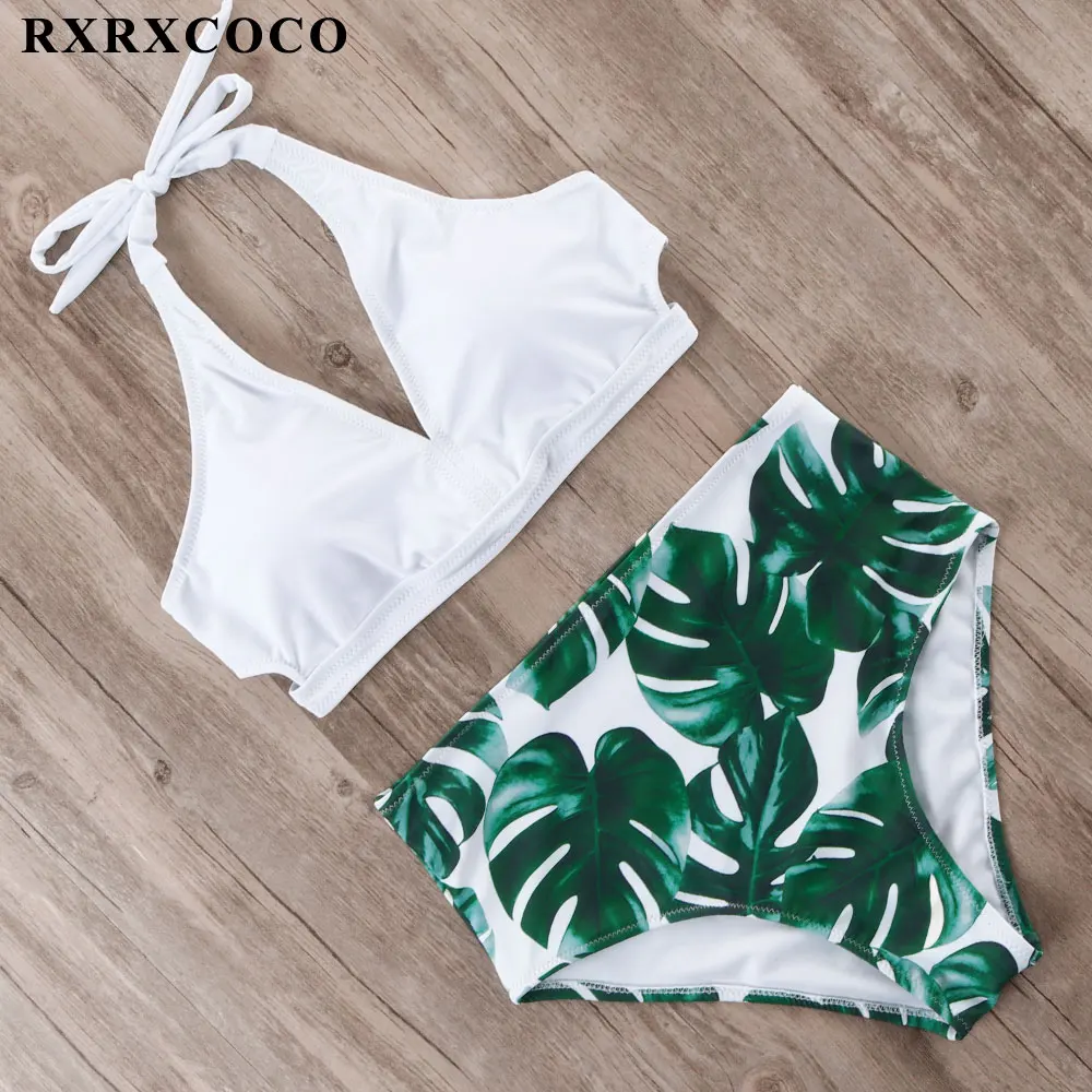 RXRXCOCO бикини 2019 Mujer Новый сексуальный купальник женский с высокой талией пуш ап