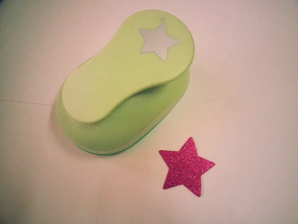 free shipping 3 inch (about 7.0cm )Star shape of paper punch crafting punches eva foam for scrapbook | Канцтовары для офиса и