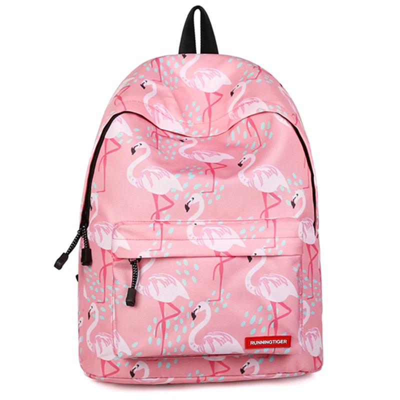 

Flamingo School Backpack for Teenage Girls Kids Water Resistant School Bags Mochila Feminina 2019 Large Capacity Travel Daypack