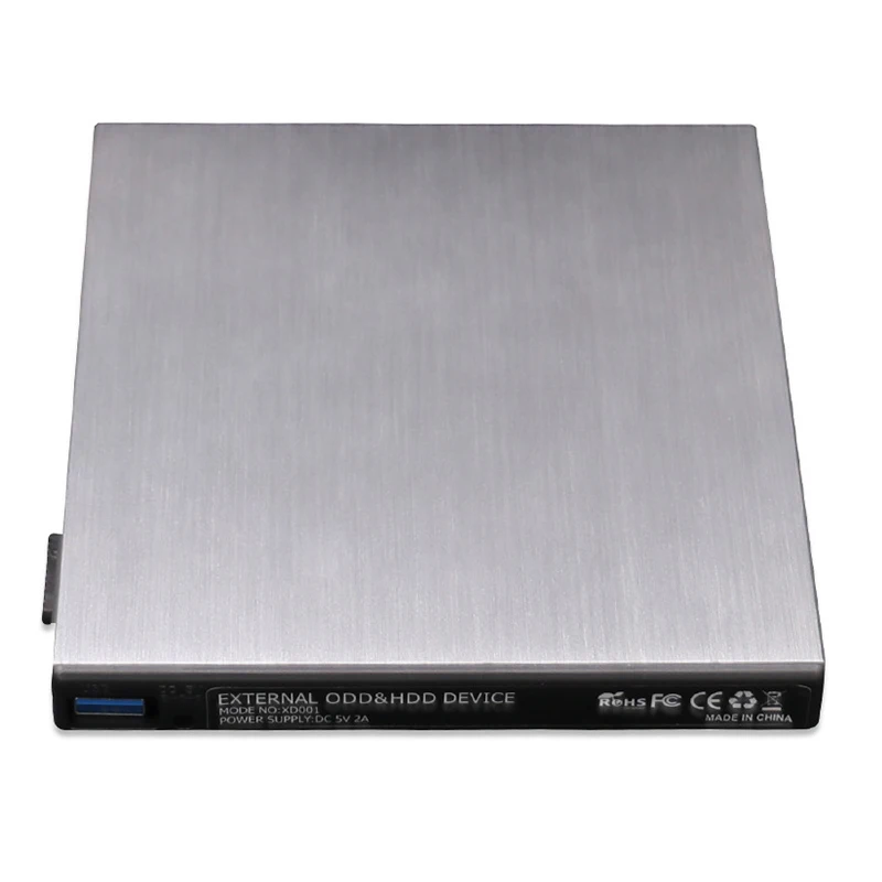 Внешний CD DVD rom Оптический CD плеер USB 3,0 горелка тонкий портативный ридер плеер портативный для портативных ПК