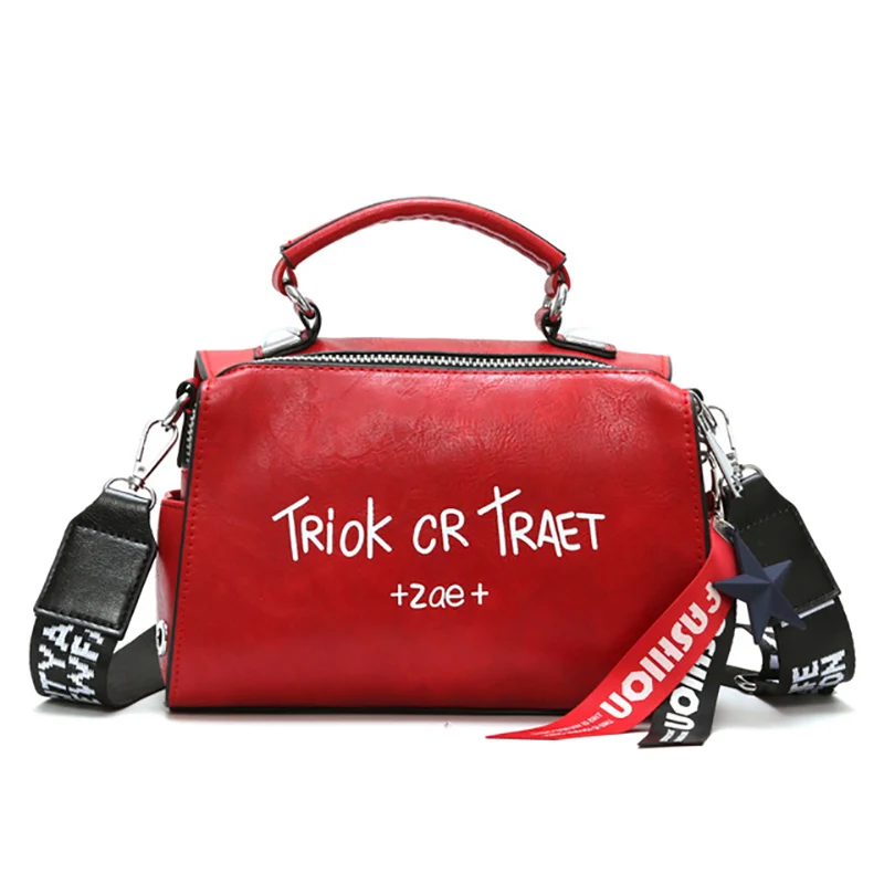 High Quality Women's Soft PU Leather Crossbody Handbags Big Size Boston Luxury Messenger Shoulder Bag Large Capacity Travel Bag