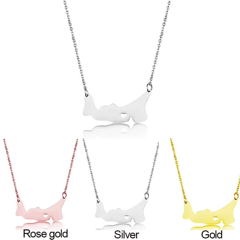 Ожерелье с подвеской в виде карты Канады принца Эдварда острова Очаровательное