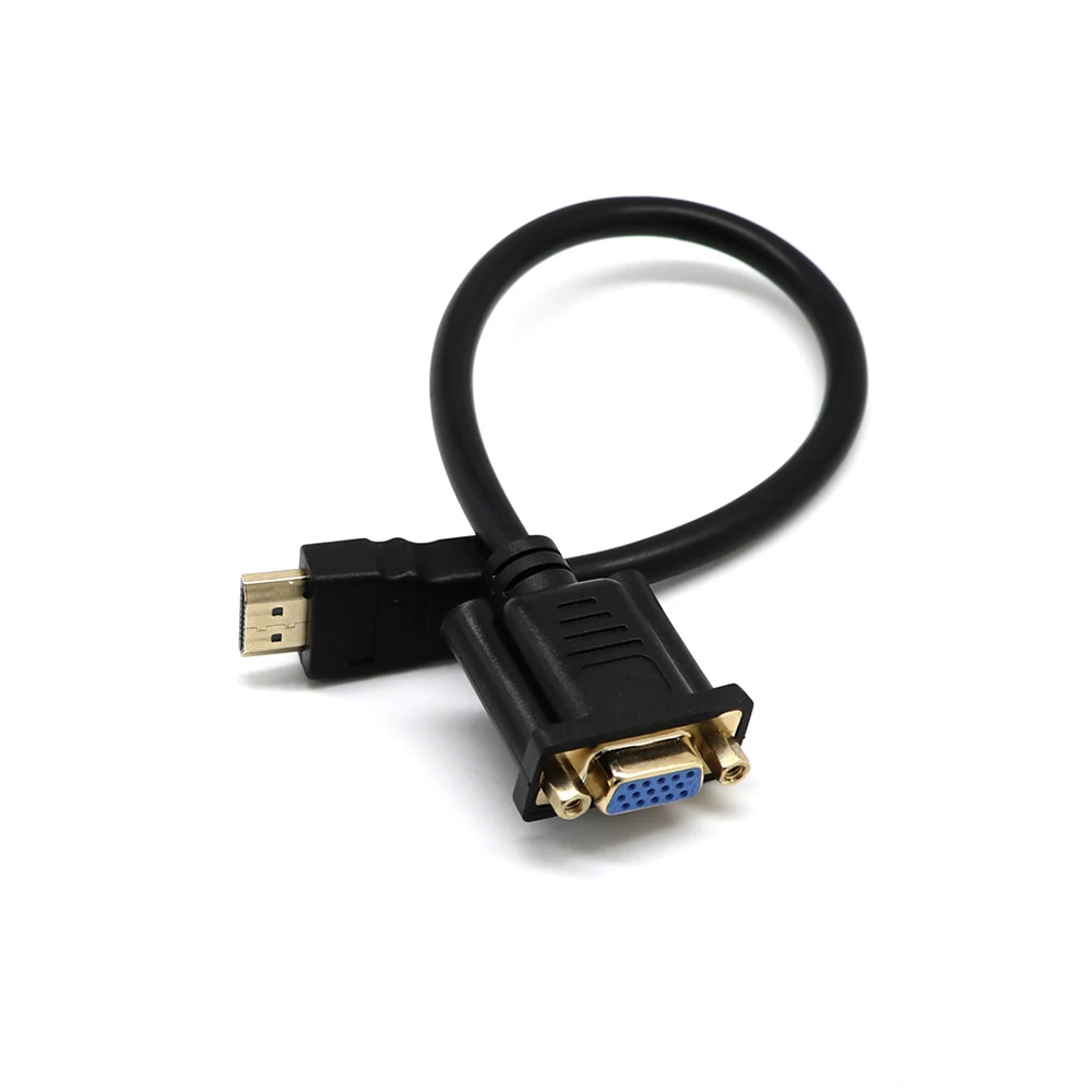 Кабель удлинитель HDMI штекер VGA для ПК 30 см|Кабели VGA| |
