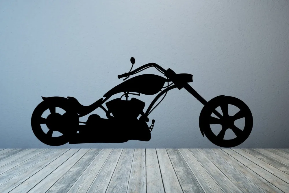 Мотоциклетная Настенная Наклейка с узором художественная настенная Виниловая