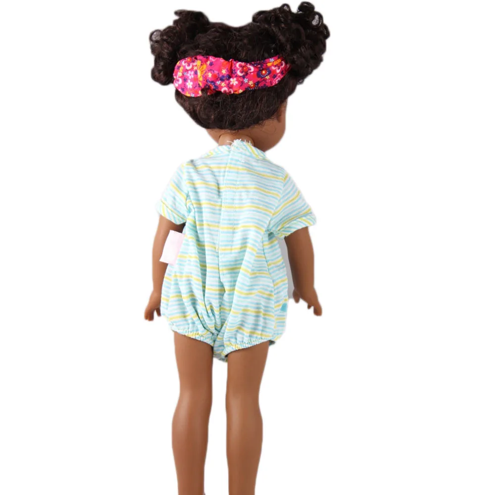 1 компл. Синий досуг комбинезоны для 14.5 Дюймов American Girl Куклы Wellie Доброжелателей