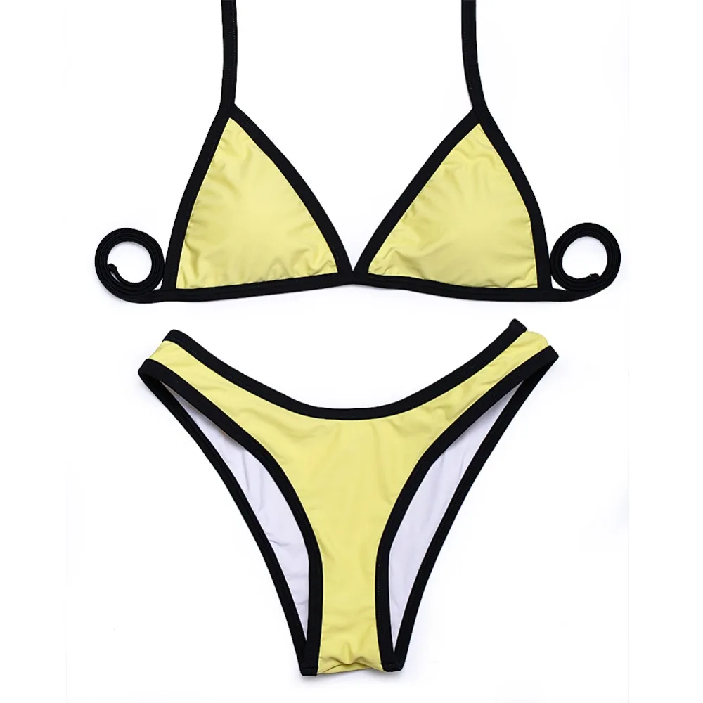 BANDEA 2019 купальники бикини сексуальное Бразильское с лямкой на шее летние женские