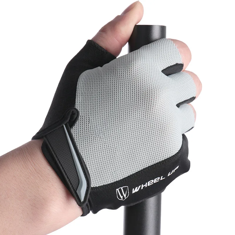 

Wheel Up Cycling Gloves Half Finger Shockproof Bicycle Gloves Non-slip Breathable MTB Gloves Men Sport Cycling Riding Mittens