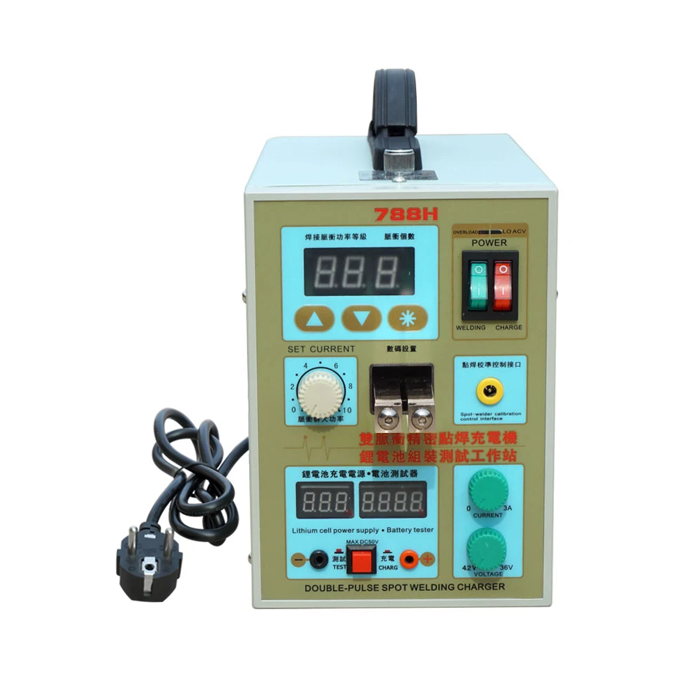 2 в 1 788H 60A 220V 18650 батарея точечный сварщик пайка точечная сварка аккумуляторная