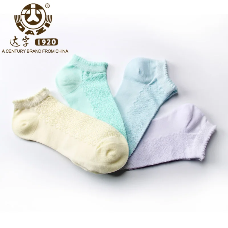 Dazi/2017 Calcetines Mujer рождественские носки однотонные женские тонкие из бамбукового