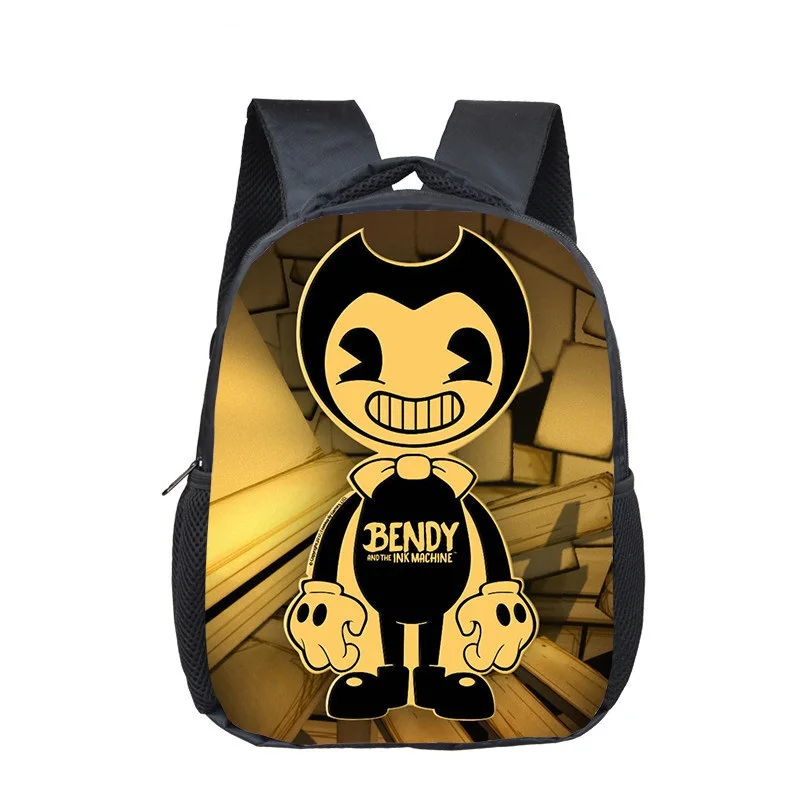 12-дюймовый рюкзак Bendy and The Ink Machine детские школьные сумки для мальчиков и девочек