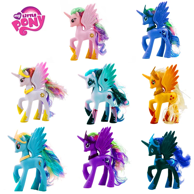 Hasbro My Cute lovely little ponies ПВХ фигурка модели игрушки куклы для девочек принцесса Рождественский подарок на день рождения игрушка