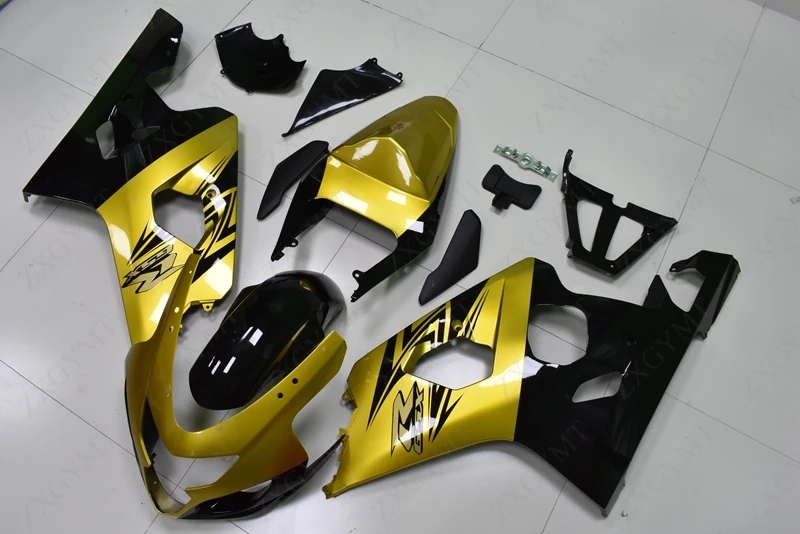 Обтекатели GSXR600 2004 - 2005 K4 золотые черные для Suzuki GSXR750 05 Abs обтекатель | Автомобили и