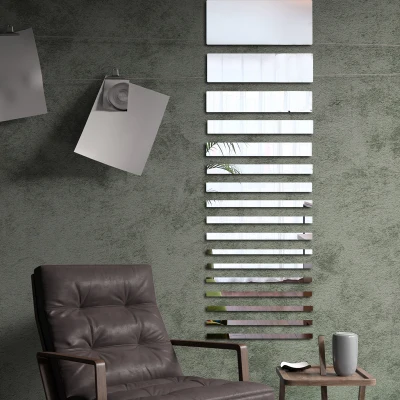 mirror sliver Европейская комбинация самоклеящаяся 3d полоска зеркальная Серебряная Настенная Наклейка акриловая гостиная фон настенная декоративная живопись - Цвет: mirror sliver