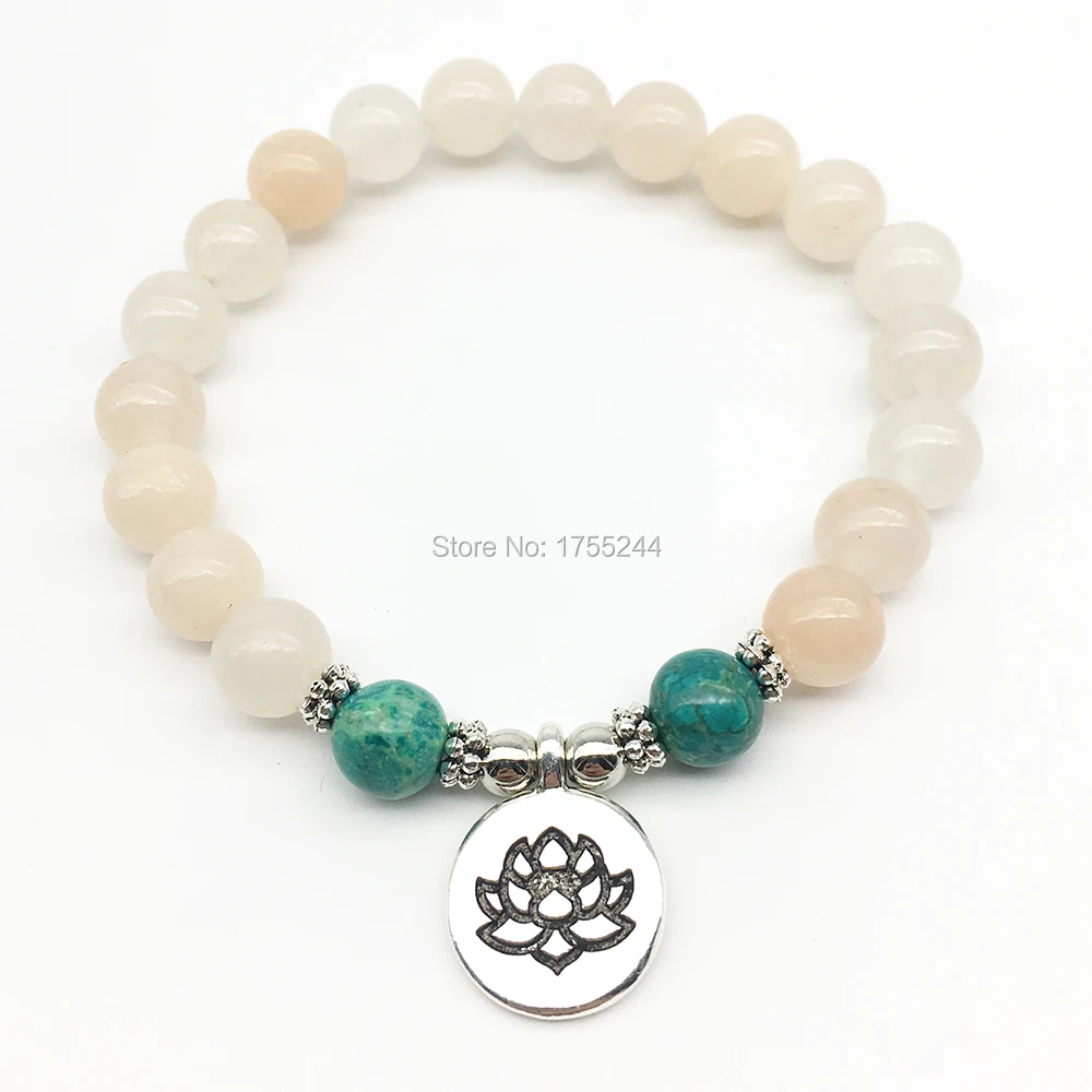 SN1315 новый дизайн браслет из натурального камня Модный женский для йоги модный