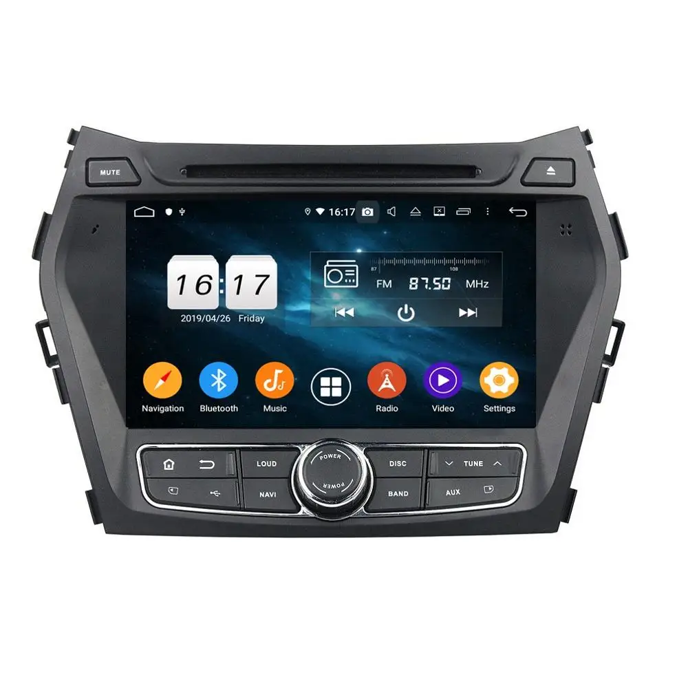 

DSP PX6 2 din 8 "Android 10,0 автомобильный DVD-плеер для Hyundai IX45 Santa Fe 2013 2014 стерео радио GPS Bluetooth WIFI CarPlay