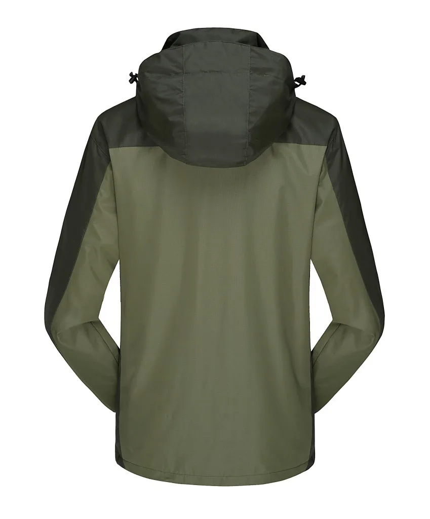 Мужская водонепроницаемая куртка для пешего туризма ветрозащитная дышащая