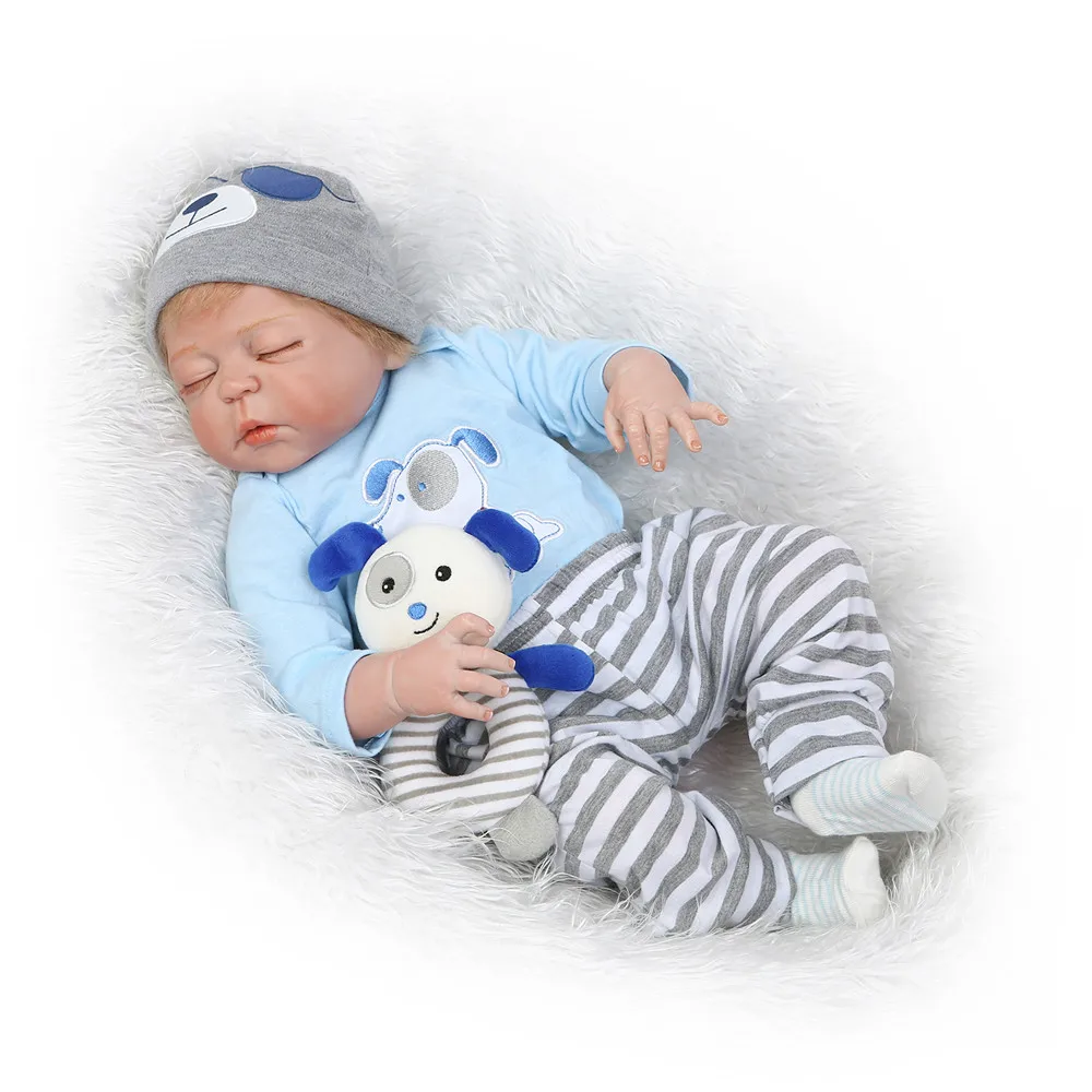 57 см 100% силикон Reborn babies bebe alive реалистичный поддельный младенец живой мальчик