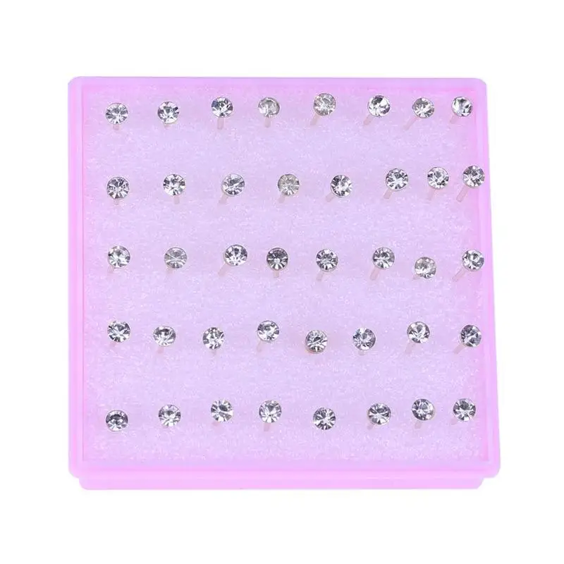 20 пар для женщин милые круглые пластиковые шпильки серьги