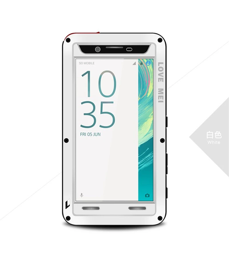 LOVE MEI металлический алюминиевый чехол для sony Xperia X, мощный защитный противоударный водонепроницаемый чехол для sony Xperia X F5122 F5121