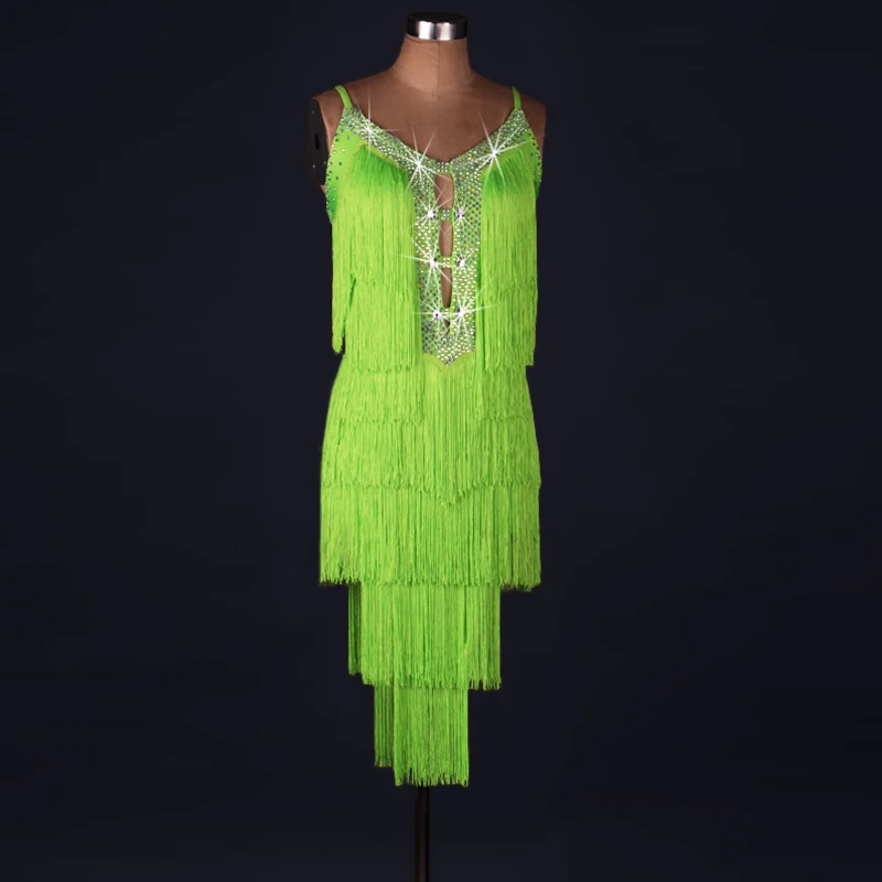 2018 новые привлекательные платья для латино-американских танцев женские