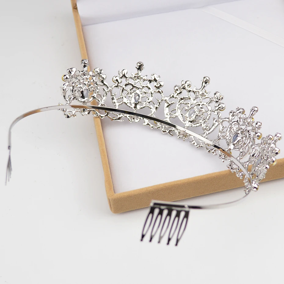 Яркая роскошная женская Корона ручной работы с кристаллами | Украшения и