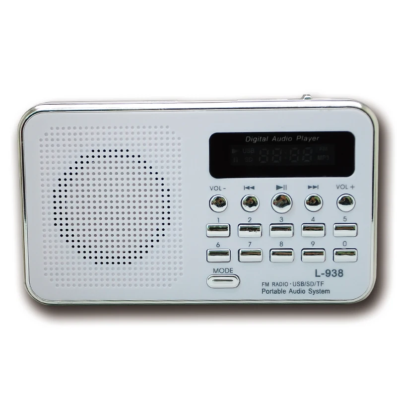 10 шт. L-938 активный портативный мини TF карта USB флэш-накопитель MP3 музыкальный