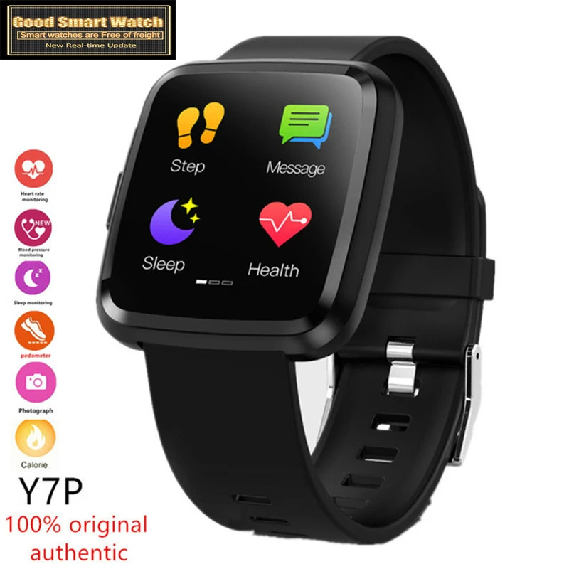Смарт часы New2019 Y7P с Полноразмерным сенсорным экраном IP67 Водонепроницаемый Bluetooth