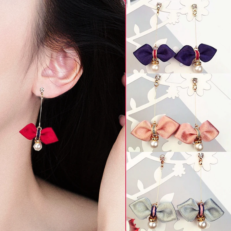 Новинка 2018 женские серьги капельки с асфальтовым длинным жемчугом бесплатная