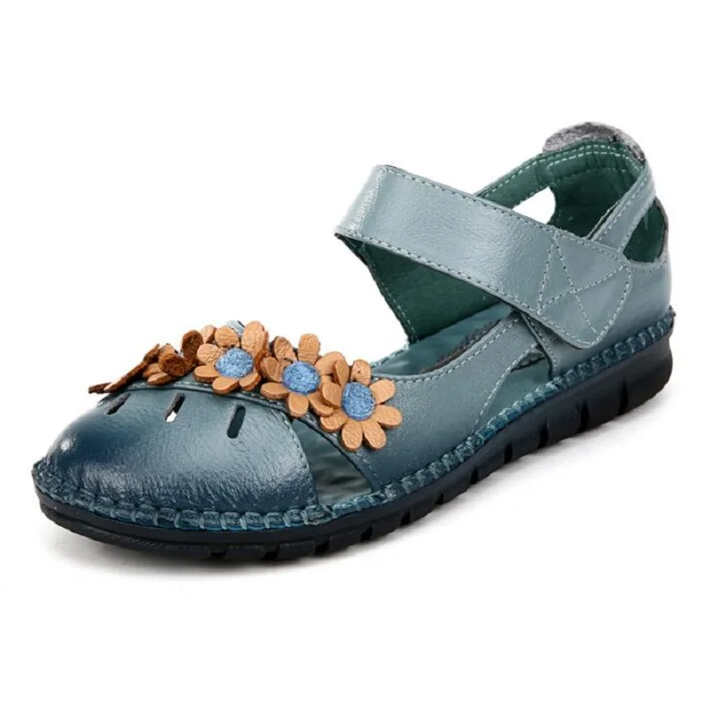 Яркие цвета брендовая Летняя женская обувь с цветочным принтом женские летние