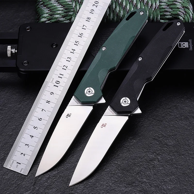 Складной нож 1047 G10 тактический клинок С флиппером лезвие D2 рукоятка для