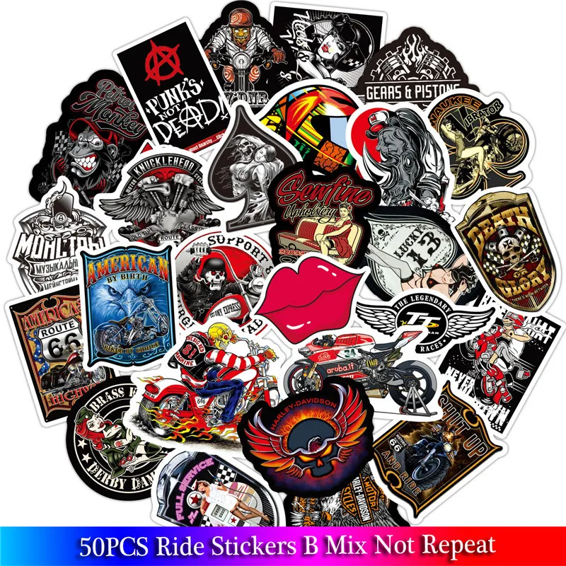 

50 шт. Новый американский ездить клуб наборы наклеек наклейка для сноуборда Чемодан автомобильный холодильник авто-Стайлинг для ноутбука де...