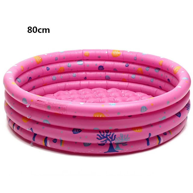 100/130/150CM Inflatable Baby Swimming Pool Piscina Portable Outdoor Children Basin Bathtub kids pool baby swimming pool water - Цвет: Тёмно-синий