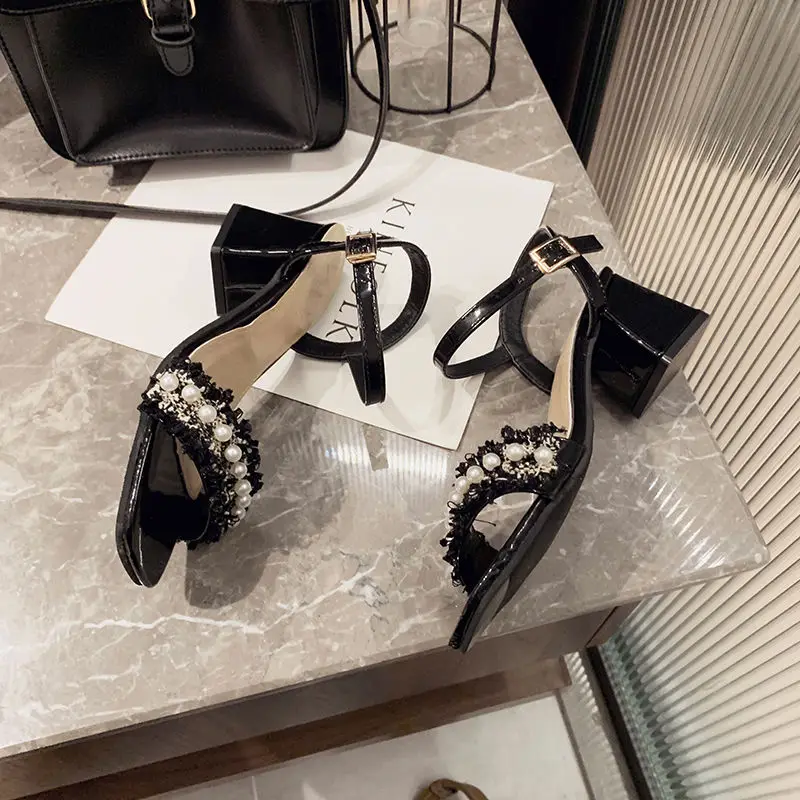 Женские босоножки 19 женская обувь новые летние Роскошные дикий оформлением