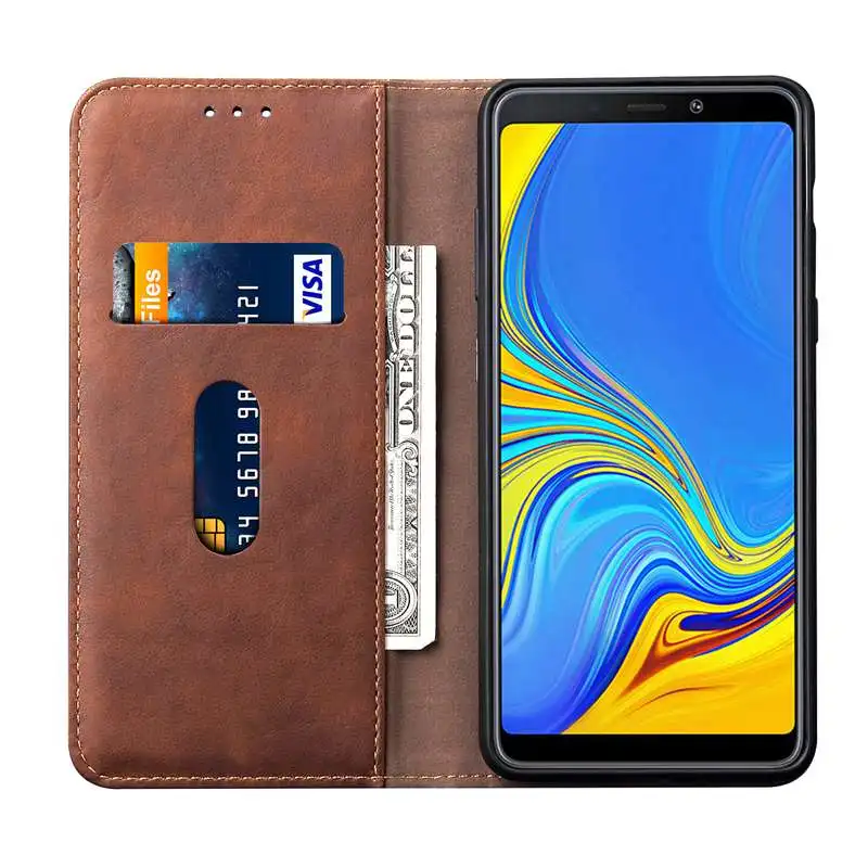 Флип Чехол Для samsung Galaxy S10 плюс S10e крышка samsung A9 A7 A6 J4 J6 плюс J8 M20 бумажник чехол из искусственной кожи с откидной крышкой