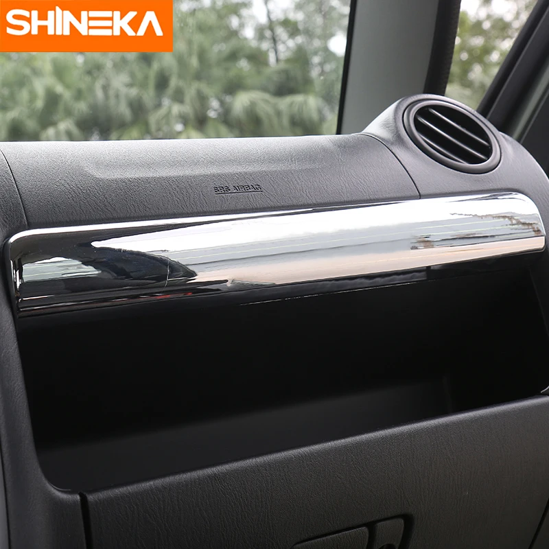SHINEKA ABS чехол для перчаточного ящика Отделка ящик хранения декоративная наклейка