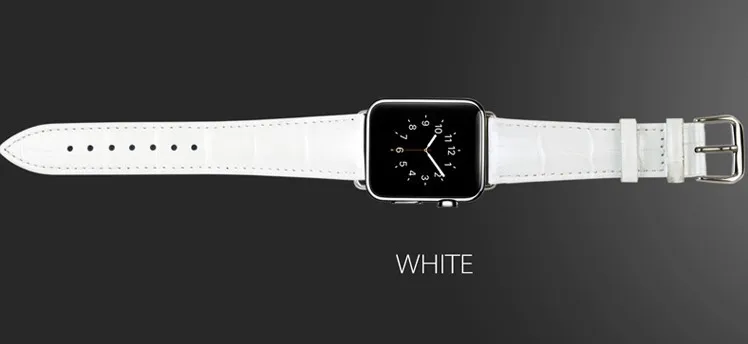 Высококачественный роскошный ремешок из натуральной кожи для iphone Apple наручные