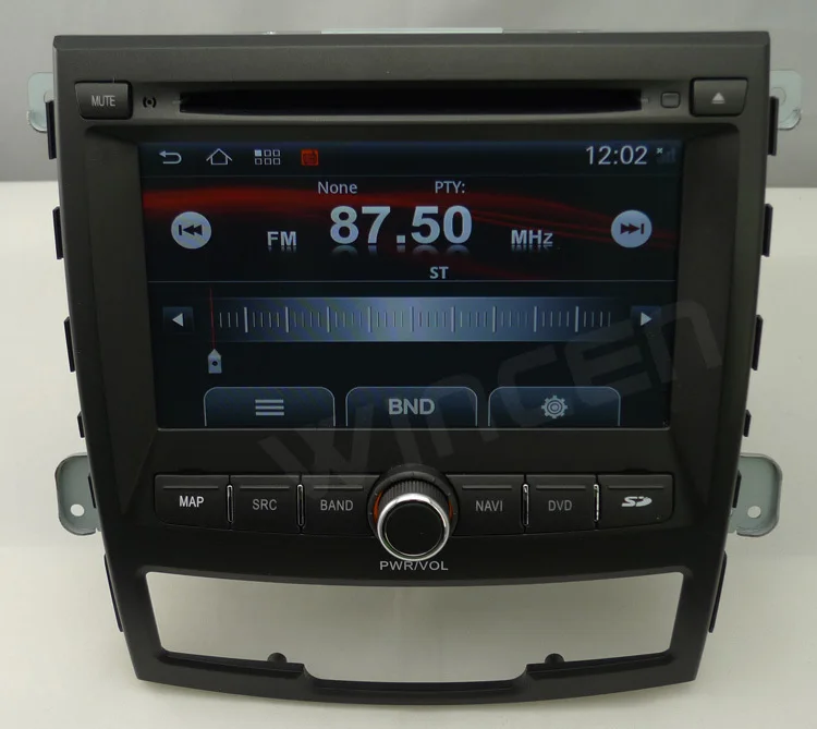 1080 p HD чистая автомобильный dvd плеер на основе Android для Ssangyong Korando A8 chip1G Процессор 512