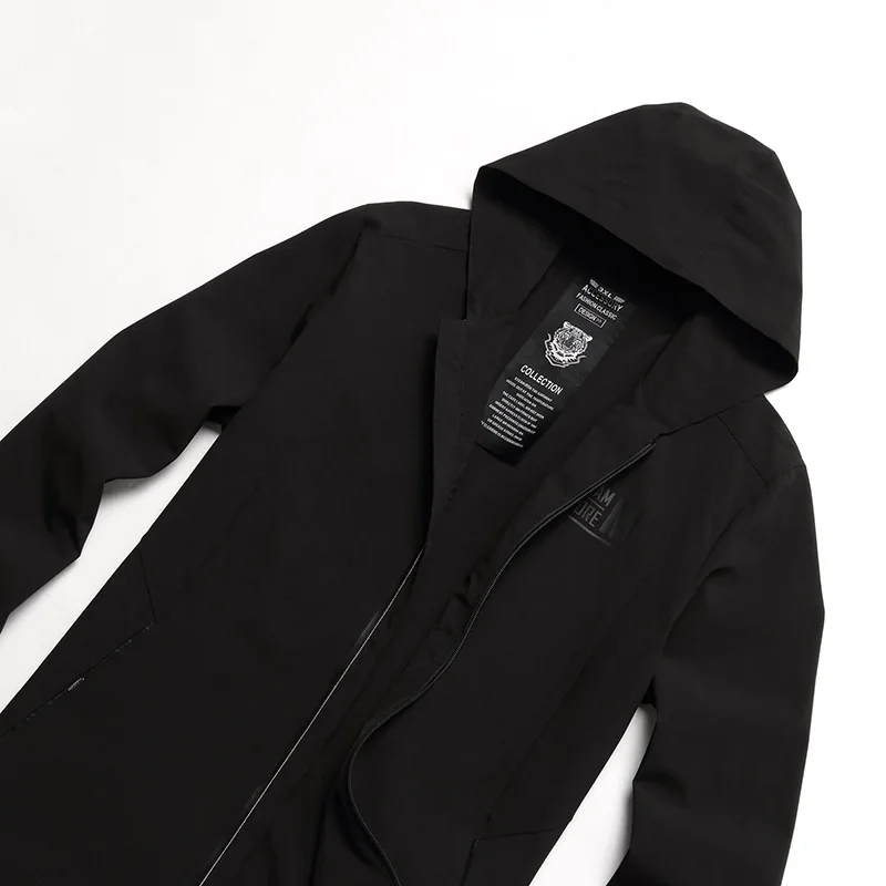 Большие размеры 3XL 4XL 5XL 6XL 7XL 8XL мужские куртки и пальто с капюшоном на осень весну