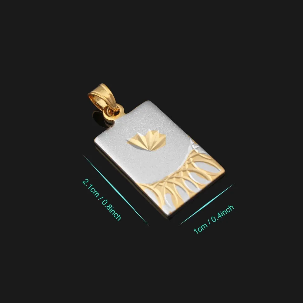 Классический Мохамед Золотой бог кулон и ожерелье золотого цвета мусульманский