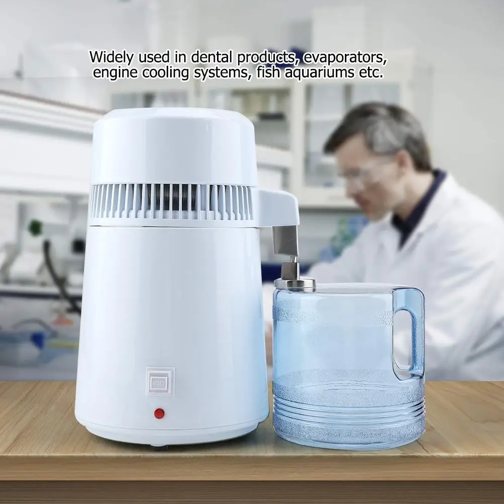 Очиститель воды из нержавеющей стали очиститель 4L бытовой дистиллятор пива для