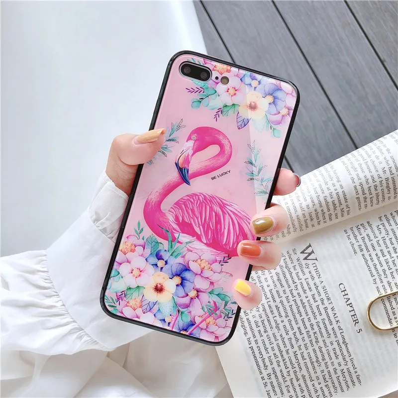 Цветной полный чехол с краями из закаленного стекла для телефона iphone x xs max xr
