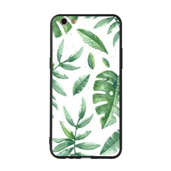 Painted Leaves Do not touch Phone case For iPhone X XR XS 7 8 Back Cover 6 6s Plus Mobile Protective Fundas |