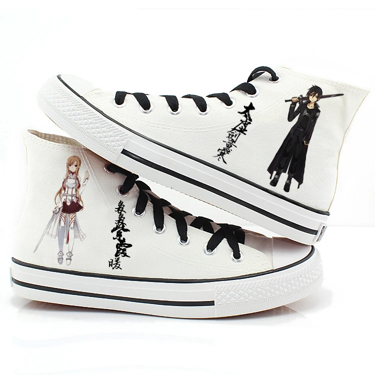 ОГУ Меч Искусство Интернет САО Kirito студенческие пары тапочек холст обувь Весна